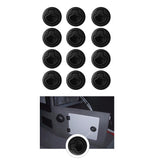 12Pieces Nylon 2" Flush Pull Slam Latch for Boat Marine Deck Hatch 1/2" Door