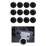 12Pieces Nylon 2" Flush Pull Slam Latch for Boat Marine Deck Hatch 1/2" Door