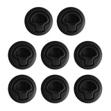 8pcs Nylon 2in Flush Pull Slam Latch for Boat Marine Deck Hatch 1/2in Door