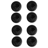 8pcs Nylon 2in Flush Pull Slam Latch for Boat Marine Deck Hatch 1/2in Door