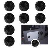 8pcs Nylon 2in Flush Pull Slam Latch for Boat Marine Deck Hatch 1/2in Door