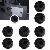 8pcs Nylon 2in Flush Pull Slam Latch for Boat Marine Deck Hatch 1/2in Door