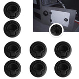 8pcs Nylon 2in Flush Pull Slam Latch for Boat Marine Deck Hatch 1/2in Door