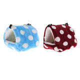 2pcs Guinea Pig House Hammock Bed Hanging Chinchilla Hideout Pet Supplies