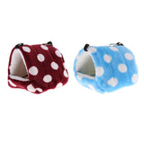 2pcs Guinea Pig House Hammock Bed Hanging Chinchilla Hideout Pet Supplies