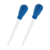 2pcs Aquarium Pipette Dropper Fish Tank Clean Coral Target Feeder 30ml  Blue