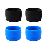 2 Pair Road Bike Drop Bar Fixed Gear Bicycle Handlebar Tape Bundle Ring 03