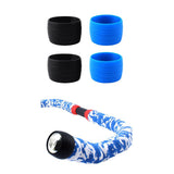 2 Pair Road Bike Drop Bar Fixed Gear Bicycle Handlebar Tape Bundle Ring 03