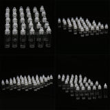 60 Pieces Mini Clear Glass Jars Vials Essential Oil DIY Decoration Bottles