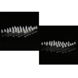 60 Pieces Mini Clear Glass Jars Vials Essential Oil DIY Decoration Bottles