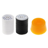 2 Roll Waxed Polyester Braided Thread with Beeswax for Leather Craft Sewing