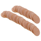 70 Pieces Blank Round Unfinished Wood Embellishments for Art DIY Crafts 36mm
