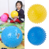 2 Pieces 9 Inch Kids Knobby Bouncy Ball Yoga Massage Spiky Sensory Ball 01