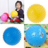 2 Pieces 9 Inch Kids Knobby Bouncy Ball Yoga Massage Spiky Sensory Ball 01