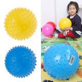 2 Pieces 9 Inch Kids Knobby Bouncy Ball Yoga Massage Spiky Sensory Ball 01