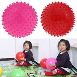 2 Pieces 9 Inch Kids Knobby Bouncy Ball Yoga Massage Spiky Sensory Ball 03