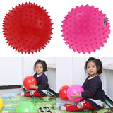 2 Pieces 9 Inch Kids Knobby Bouncy Ball Yoga Massage Spiky Sensory Ball 03