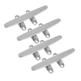 4x Marine 316 Stainless Steel Heavy Duty Hollow Base Boat Rope Cleat 8 inch