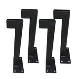 4pcs Wall Mounted Iron Bracket Industrial Scaffold Board Shelf Brackets