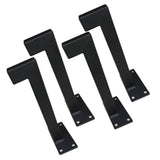 4pcs Wall Mounted Iron Bracket Industrial Scaffold Board Shelf Brackets