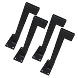 4pcs Wall Mounted Iron Bracket Industrial Scaffold Board Shelf Brackets