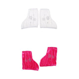 2 Pairs Ice Skate Boot Covers Protector for Figure Skating Velvet