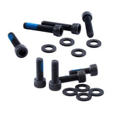 8 Pieces Bike Disc Brake Mount Adapter Steel Screws with Washers