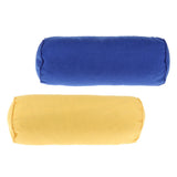 2Pieces Soft Orthopedic Neck Roll Pillows Round Cervical Support Pillows