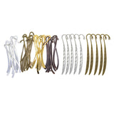 50 Pieces Vintage Beading Flat Bookmarks With Loop DIY Making Jewelry Craft