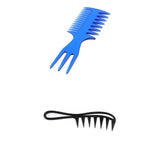 2 Pieces Men's Oily Hair Pick Comb Salon Dye Hairdressing Styling Wide Tooth
