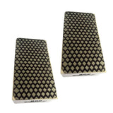 2pcs Diamond Hand Polishing Pad for Glass Granite Marble Stone 800 Grits