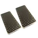 2pcs Diamond Hand Polishing Pad for Glass Granite Marble Stone 800 Grits