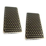 2pcs Diamond Hand Polishing Pad for Glass Granite Marble Stone 800 Grits