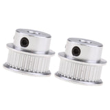 2pcs GT2 30 Teeth Timing Belt Pulley for 6mm Belt 3D Printer Parts 5mm Bore