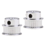 2pcs GT2 30 Teeth Timing Belt Pulley for 6mm Belt 3D Printer Parts 5mm Bore