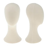 2x 21" Canvas Block Wigs Making Mannequin Head Hat Caps Mask Display Model S