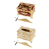 2Pcs European Style Acrylic Tissue Refill Holder Luxury Napkin Box Cover