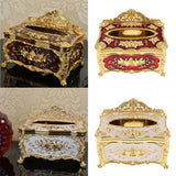 2Pcs European Style Acrylic Tissue Refill Holder Luxury Napkin Box Cover