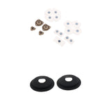 1 Set Buttons Conductive Rubber Pad for PS4 Controller+Aim Assistance Ring