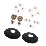 1 Set Buttons Conductive Rubber Pad for PS4 Controller+Aim Assistance Ring