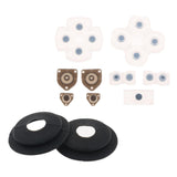 1 Set Buttons Conductive Rubber Pad for PS4 Controller+Aim Assistance Ring