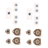2 Set Buttons Conductive Rubber Pad for Sony PS4 Controller Repair Parts