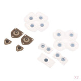 2 Set Buttons Conductive Rubber Pad for Sony PS4 Controller Repair Parts