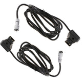 2x DTap Power Supply Straight Cable for Blackmagic Pocket Cinema Camera 4k