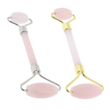 2X Anti-Aging Crystal Jade Rollers f Face Gua Sha Scraping Tool Body Massage
