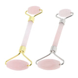 2X Anti-Aging Crystal Jade Rollers f Face Gua Sha Scraping Tool Body Massage