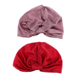 Womens Pure Silk Sleeping Hats Wrap Night Cap Hair Care Bonnet