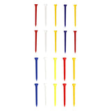 20Pcs Premium Plastic Golf Tees Crown Claw Tee Replacement Assorted