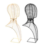 2Pcs Hats Display Holder Sports Cap Storage Organizer Stand Rack Black&Gold