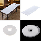 Maxbell Beauty Salon Massage Bed Mattress Sheet Grey with Face Rest Cradle Cover